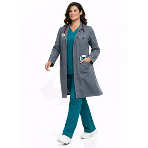 Bata de Laboratorio Médica para Hospital, Uniforme Profesional, Ropa de Trabajo de Lona, Proveedor Personalizado - Product Image 2