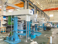 Disque de dispersion hydraulique à double arbre à grande vitesse pour colle de peinture à quartz