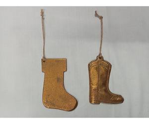 Ensemble de 2 décorations de Noël en aluminium de haute qualité, en forme d'étoile, suspendues, incassables, pour la maison et l'hôtel - Product Image 4