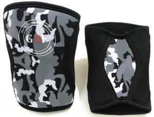 GAF 7 mm Genouillère de compression pour les squats Fitness Haltérophilie Huit Haltérophilie et Heavy Duty - Product Image 3