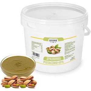 Seau Maxi de crème pistache à saveur de vanille de qualité supérieure 3kg de délicieuse crème à tartiner pour boulangerie et supermarché - Product Image 5