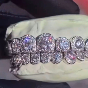 ฮิปฮอปเงิน925ที่กำหนดเองได้สำหรับฟันเย็นจิวเวอรี่ - Product Image 3