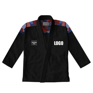 Kimono de Jiu-Jitsu Brasileño, Uniforme de Artes Marciales, Tejido de Perlas Preencogido, Poliéster/Algodón, Transpirable, Personalizable al por Mayor - Product Image 1