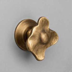 Pomo de puerta de níquel OpalCurve con manija de cajón de armario de acabado satinado de primera calidad para muebles de Villa Hotel apartamento - Product Image 3