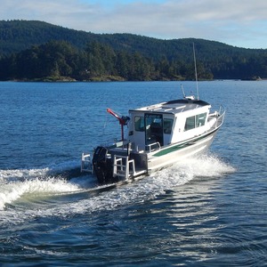 Yate deportivo de <span class=keywords><strong>trabajo</strong></span> con cabina de aluminio de alta velocidad Kinocean para Crucero y patrulla con motor fuera de borda - Product Image 3