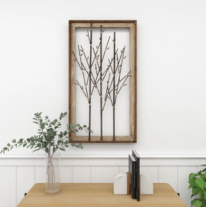 Branche rectangulaire décoration murale décoration intérieure et extérieure tenture hôtel restaurant maison salon chambre art décoratif - Product Image 6