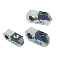EAGLION INTERNATIONAL Posalux 0.5 10mm Herramientas de grabado de diamante planas de 180 grados Material MS SS Equipo de corte de joyería PT