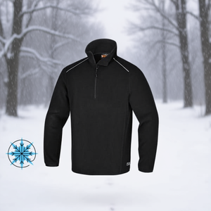 Manteau en micropile pour garçons avec fermeture éclair courte, vêtement d'extérieur confortable - Product Image 3