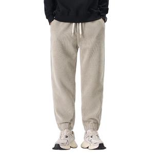 Pantalon décontracté d'hiver pour homme en coton doux avec taille élastique et cordon de serrage, épais et chaud, style chinois, grande taille - Product Image 2