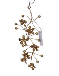 Ramo colgante decorativo de Navidad de Metal, ramo de flores galvanizado hecho a mano Vintage rústico para decoración colgante Interior del hogar - Product Image 2