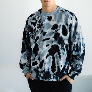 Sudadera extragrande de manga larga con cuello redondo para hombre, ropa informal de invierno de algodón y poliéster hecha a medida - Product Image 2