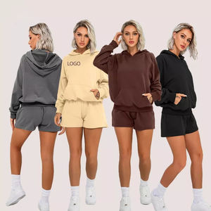 Chándal de Otoño e Invierno para mujer, conjunto de 2 piezas, conjunto de sudaderas con capucha para mujer, ropa de calle, conjunto de Sudadera con capucha para mujer - Product Image 3