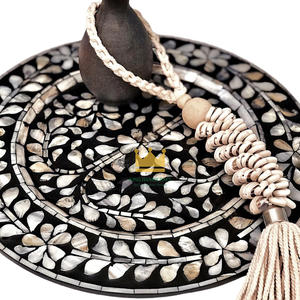Hot <b>Sale</b> <b>MOP</b> Inlay Placemat Luxury Wholesale High Quality Shell Pearls Inlaid Placemats <b>for</b> Dining - Product Image 4
