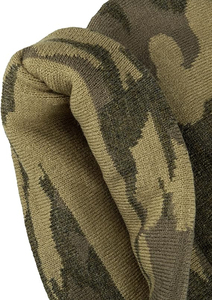 Bonnet d'hiver unisexe uni pour l'extérieur, motif camouflage vert, bord retroussé, broderie 3D personnalisée, 100 % acrylique – Grande Vente - Product Image 4