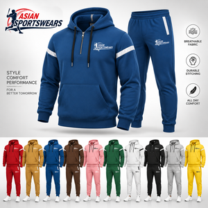 Diseña Tu Propio Conjunto Deportivo Informal con Capucha para Hombre, Estampado, de Dos Piezas, para Uso en Exteriores - Product Image 4
