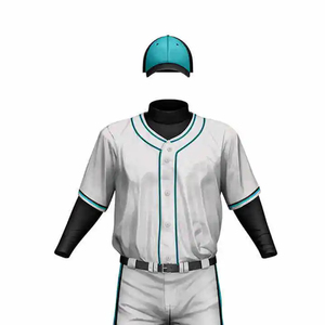 Professional <b>Baseball</b> Jersey Uniform Custom Logo Name Number Printing Full Button Team Sports Apparel Wholesale - Product Image 3