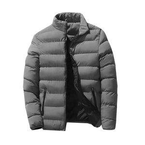 Venta al por mayor de prendas de vestir exteriores de los hombres de invierno logotipo personalizado acolchado burbuja chaqueta acolchada con cuello con capucha ropa de abrigo al aire libre - Product Image 6