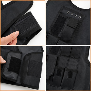 Chaleco táctico transpirable ajustable para niños con liberación rápida, equipo de entrenamiento de Paintball para exteriores, bolsillos de almacenamiento multiusos - Product Image 3