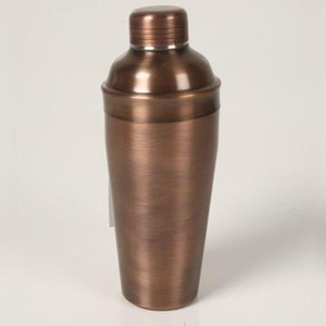 Shaker à cocktail élégant en acier inoxydable avec design de découpe complexe et finition polie - Product Image 3