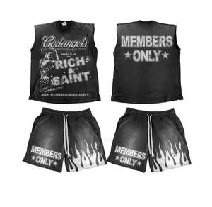 Pantalones Cortos de Algodón para Hombre, Estilo Urbano, con Cierre de Cordón, Transpirables, de Alta Calidad, Hechos a Medida, Servicio OEM, Precio de Fábrica, Gran Venta - Product Image 3