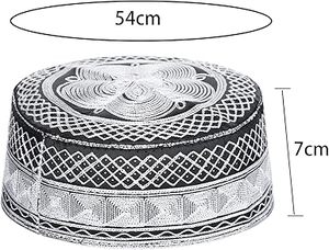 Nouveaux bonnets musulmans respirants pour hommes, vente en gros, meilleurs designs, couvre-chefs pour la prière en mosquée, impression personnalisée - Product Image 2