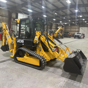 2024 гусеничный экскаватор JCB 1CXT с фронтальным погрузчиком и скользящей насадкой для руловой тяги Yanmar в комплекте с основными компонентами двигателя