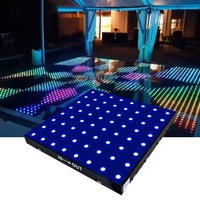 Piste de danse LED fiable avec panneaux miroir et effet 3D, éclairage de scène, fournitures pour mariages, événements et spectacles
