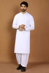 Conjunto informal de Salwar Kameez para hombre, último diseño, nueva ropa islámica India pakistaní de moda con bolsillos laterales - Product Image 4