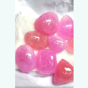 11 piezas de morganita Natural de 19mm a 35mm cojín ovalado cabujón de pera 945 CTS lote Iroc ventas cabina de piedras preciosas sueltas de alta calidad - Product Image 2