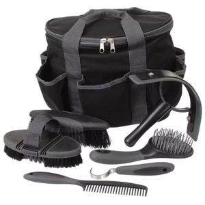 Kit de toilettage pour chevaux personnalisé ensemble de brosses avec sac - Product Image 4