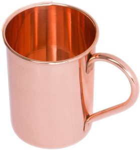 Tazas de mula de Moscú de metal de cobre Classique-Capacidad de tazas sólidas puras hechas a mano 100%-16 oz - Product Image 1