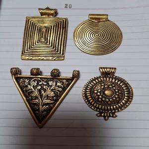 Clips para Billetes de Bronce Grabados a Mano, Personalizados con Impresión UV y Diseño de Imitación Antigua para Decoraciones de Boda y Joyería - Product Image 1