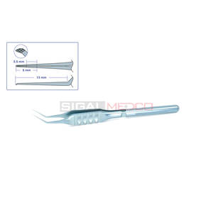 Capsulorhexis Forceps Pointu Pointes Dentelées Chirurgie Ophtalmique Cataracte Instruments Opthalmiques Microchirurgicaux - Product Image 1