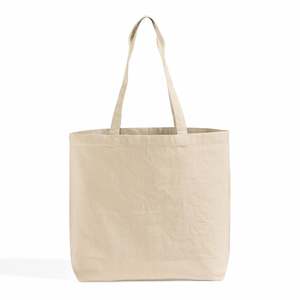 Large Size Solid Color Canvas Tote <b>Bag</b> with <b>Long</b> Handles TG219 - Product Image 1