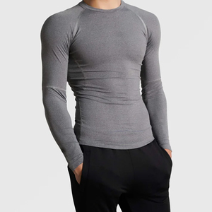 Maillot de surf personnalisé pour homme, protection UV, manches longues, compression, séchage rapide, en maille - Product Image 2