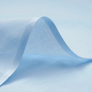 100% Cotton <b>Voile</b> Fabric 2x2 Plain Dyed Premium Quality Chiffon Material for Boys' Accessories <b>Blackout</b> Feature Dobby Rib Tricot - Product Image 1