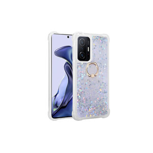 Funda Protectora de Silicona Estilo Ins de Lujo para Xiaomi Mi 11T Pro 5G, Carcasa Trasera Plateada Resistente a Golpes con Embalaje Minorista, Modelo XS - Product Image 1