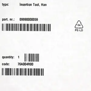 Nuevo y original Harting 09990000059-Herramienta de inserción, Han