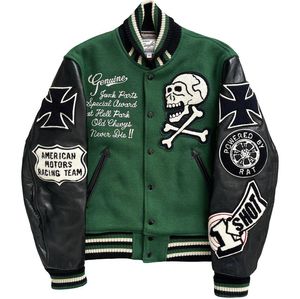 Chaqueta universitaria de mezcla de lana de calidad superior personalizada para hombres y mujeres al por mayor - Product Image 6