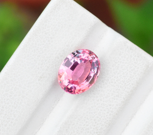 Impecable Ceylon Padparadscha Zafiro Suelto Oval Piedra preciosa Corte 11X9mm Grado AAA Calidad Padparadscha Colgante Joyería Corte 5,34 Ct - Product Image 1