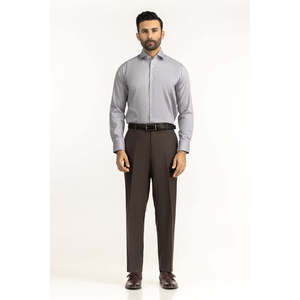 Camisas de Vestir Modernas para Hombre FS-LAF25-331, Estilo Clásico, 100% Algodón Popelina, Tela de Lino Chambray, ODM, Corte Slim Casual, Tallas 3XL a 6XL - Product Image 2