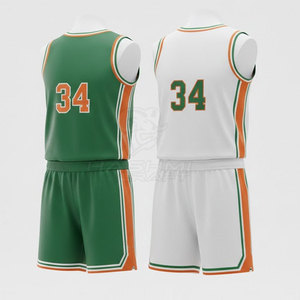 Uniforme de Baloncesto Atlético Ligero de Diseño Personalizado para Clubes Escolares y Prácticas Profesionales con Material Absorbente de Sudor - Product Image 5