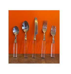Top Design Home Kitchen Flatware Cutlery <b>Knife</b> Fork Spoon Set Resin Handle Amazing Design Silverware Set Good Finishing - Product Image 2