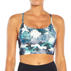 En stock, soutien-gorge de sport de yoga léger à soutien élevé pour femmes de grande taille avec logo sur le devant-haute qualité - Product Image 1