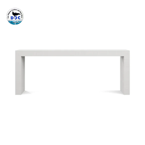 Mesas de consola de lujo Faux Shagreen Mesa de consola Color personalizable Estilo moderno para sala de estar Dormitorio Diseño - Product Image 4
