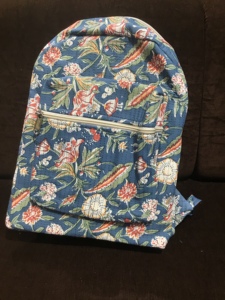 Nueva llegada hecha a mano con estampado floral Kantha mochila para mujeres Boho de moda mochila India para niñas - Product Image 2