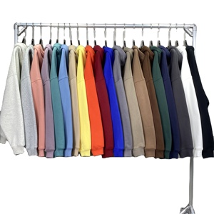 2025 Customized Men's Streetwear 400gsm 100% Cotton Oversized <b>Hoodies</b> with Plain Dyed Technique for Winter - Product Image 3