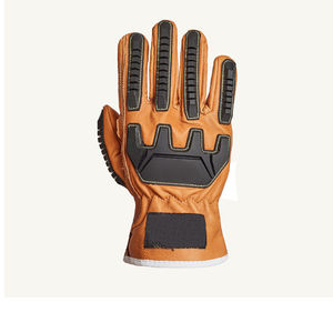Guantes de protección TPR de cuero genuino de alta calidad, venta al por mayor, guantes de seguridad resistentes a cortes OEM, los mejores guantes de impacto TPR - Product Image 2