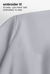 Blouse médicale à manches courtes, 65% polyester/35% coton, fermeture à boutons, respirante, confortable, couleur personnalisée, logo, usage hospitalier - Product Image 6