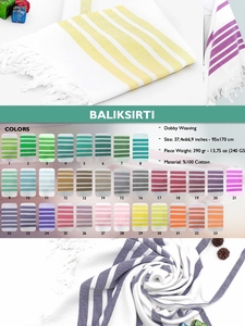 ผ้าขนหนูชายหาด DAFNI BIG PAZAR สีม่วง พิมพ์ลายเฮอร์ริงโบน ผ้าเทอร์รี่ แต่งพู่สีขาว น้ำหนักปานกลาง เคลือบ HDPE - Product Image 4